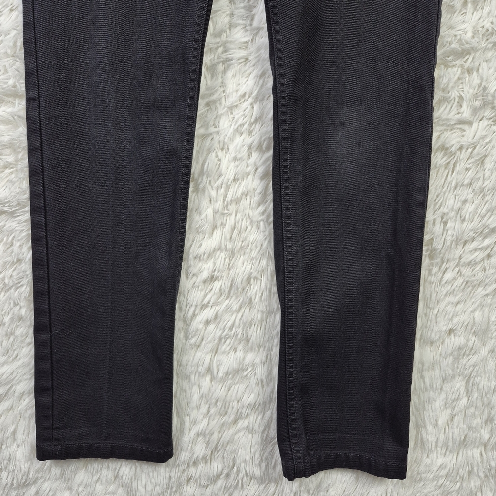 Dunderdon Mens‎ Black Slim Straight Leg Jeans 32x30 Casual Workwear Classic - Picture 3 of 12
